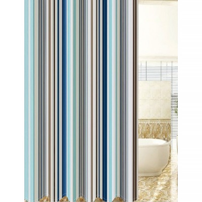 Κουρτίνα Μπάνιου Υφασμάτινη 180x200 εκ. Πολύχρωμη Frans Interior Design K13-20