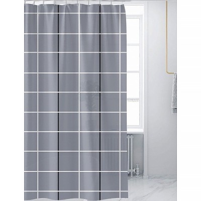 Κουρτίνα Μπάνιου Υφασμάτινη 180x200 εκ. Γκρι Frans Interior Design K14-20