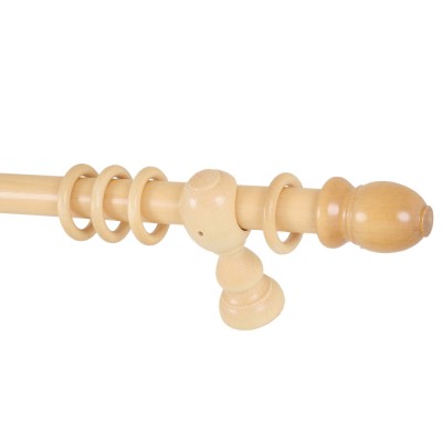 Ξύλινο Κουρτινόξυλο Ø35 Φυσικό Frans Interior Design