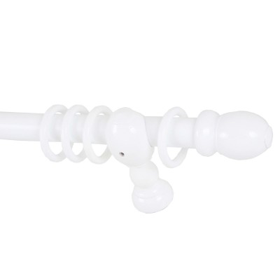 Ξύλινο Κουρτινόξυλο Ø35 Λευκό Frans Interior Design