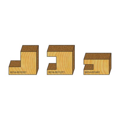 Κοπτικό εργαλείο Ρούτερ μορφής ΒΙΜΗΚΕ D=25 B=12.7 a=6 L=50 d=6.35 6014-0010251