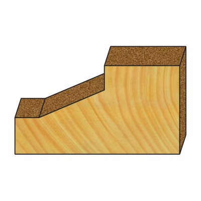 Κοπτικό εργαλείο Ρούτερ μορφής ΒΙΜΗΚΕ D=40 L=54 d=6.35 6014-0150401