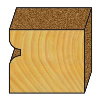 Κοπτικό εργαλείο Ρούτερ μορφής ΒΙΜΗΚΕ D=22.2 R=3 a=12.7 L=59 d=6.35 6014-330011-R3