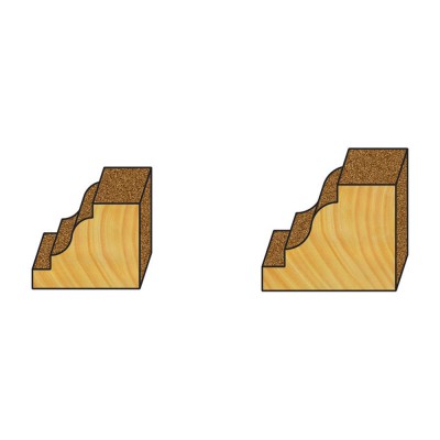 Κοπτικό εργαλείο Ρούτερ μορφής ΒΙΜΗΚΕ R=3 L=52 d=6.35 6015-030