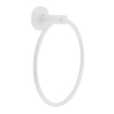 Κρίκος μπάνιου Fairmont  MH08-30-AA με στρογγυλή βάση White Mat