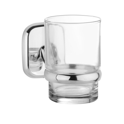 Ποτηροθήκη Επιτοίχια 7x11x10cm Bronze Art σειρά Hotelia MH01-20-10 Chrome