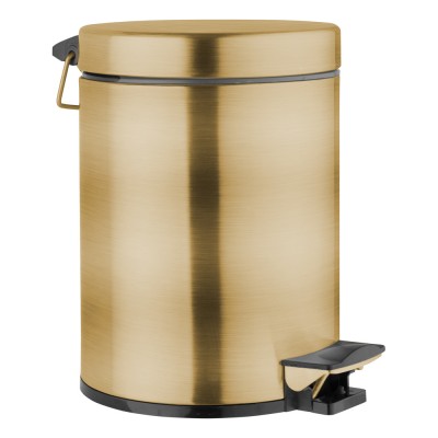 Επιδαπέδιο Χαρτοδοχείο 5 lt Soft close Bronze Art σειρά Inox304 05ΤT-41-9  Bronze Mat