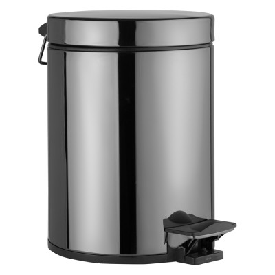 Επιδαπέδιο Χαρτοδοχείο 5 lt Soft close Bronze Art σειρά Inox304 05ΤT-81-9 Graphite Mat