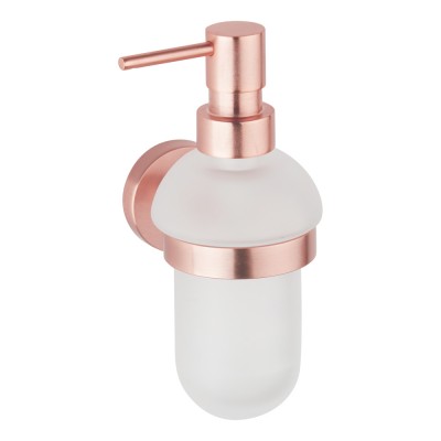 Επιτοίχιο Ντισπένσερ 225ml Bronze Art σειρά Inox304 1830-R1 Rose Gold Mat