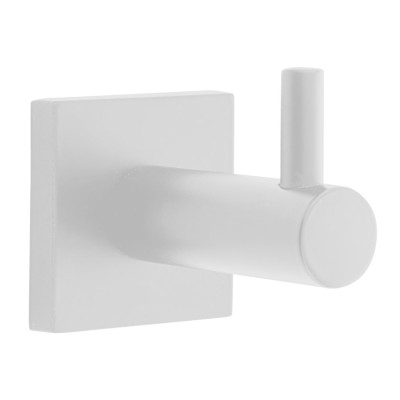 Μονό άγκιστρο Bronze Art σειρά Noir Project MH09-31-AA White Mat