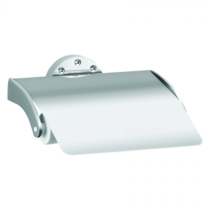 Χαρτοθήκη με καπάκι 15x6x15cm Bronze Art σειρά Punto AA02-50-10 Chrome