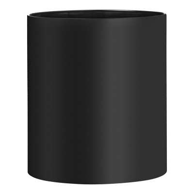 Χαρτοδοχείο Επιδαπέδιο Ανοιχτό 7ltr 21x21x24cm Bronze Art 0788-MM-A Black Mat