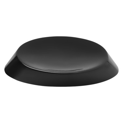 Κεραμική Επικαθήμενη Σαπουνοθήκη 15x11x3cm Bronze Art σειρά Sapfo 14T1-OM Black