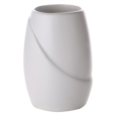 Ποτηροθήκη Επικαθήμενη 8x8x10cm Bronze Art σειρά SIMPLE DG01-06-28 WHITE