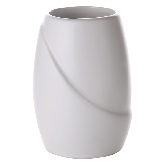 Ποτηροθήκη Επικαθήμενη 8x8x10cm Bronze Art σειρά SIMPLE DG01-06-28 WHITE