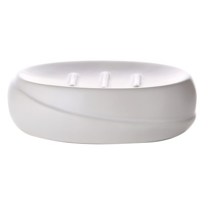 Σαπουνοθήκη Επικαθήμενη 13x9x4cm Bronze Art σειρά SIMPLE DG01-06-29 WHITE