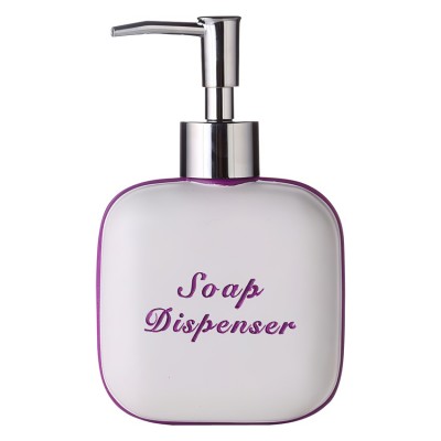  Επικαθήμενο Ντισπένσερ κεραμικό 10x6x16cm Bronze Art σειρά VIOLET DG01-06-34 White/Violet