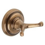 Διπλό άγκιστρο 6x6x5.5cm Bronze Art σειρά Toronto 3516-40 Bronze