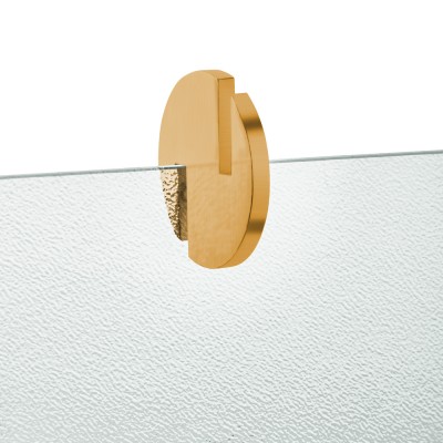 Άγκιστρο σε γυαλί D6 6-8mm Bronze Art σειρά UNIVERSAL INOX 31VS-G1 Brass Mat