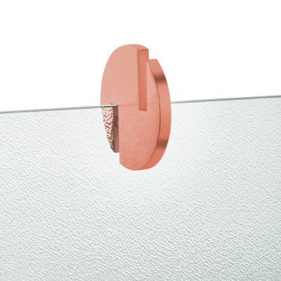 Άγκιστρο σε γυαλί D6 6-8mm Bronze Art σειρά UNIVERSAL INOX 31VS-R1 Rose Gold Mat