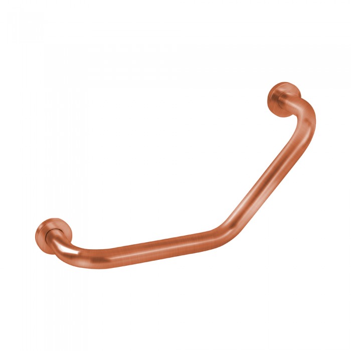 Γωνιακή λαβή μπάνιου Ø2.5 42x9x10cm Bronze Art σειρά UNIVERSAL INOX 44H7-51 Copper Mat