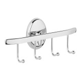 Άγκιστρο μπάνιου τετραπλό  Bronze Art σειρά Valle AA01-34-10 Chrome