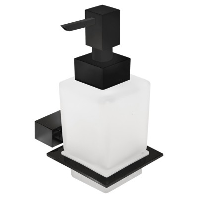  Επίτοιχο Ντισπένσερ τετράγωνο Bronze Art σειρά Vertigo 18V1-MM-S Black Mat