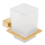 Ποτηροθήκη Επιτοίχια Bronze Art σειρά Vertigo 20V1-G1 Brass Mat