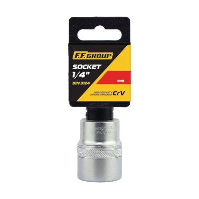 Καρυδάκι Εξάγωνο με Καρέ Υποδοχής 1/4" 4mm FF Group 35034