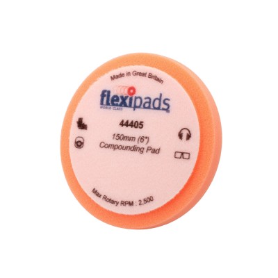 Σφουγγάρι Γυαλίσματος HOOKIT 150mm Flexipads 44405 Πορτοκαλί
