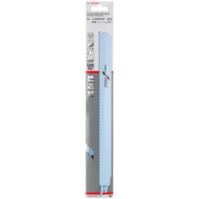 Λάμα Σπαθοσέγας για Μέταλλο 300mm BOSCH Heavy for Metal S1226CHF 1 Τεμάχιο