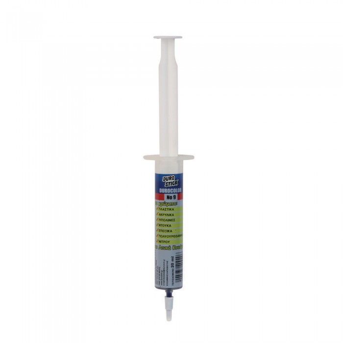 Χρωστική σε Σύριγγα 20ml για Χρωμοσυνθέσεις Durostick  Durocolor No9 Μπλε Σκούρο