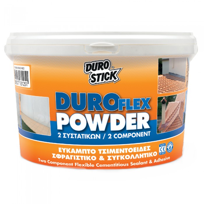 Tσιμεντοειδές Ελαστομερές Σφραγιστικό Συγκολλητικό 2.5Kg DUROSTICK Duroflex Powder Κεραμιδί