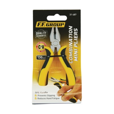 Πένσα Ίσια Ηλεκτρολόγου με μόνωση F.F. Group Μήκους 130mm 31487