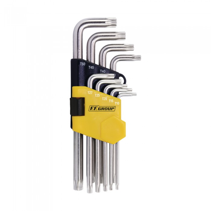Σετ Κλειδιά Torx Μακριά σε Σχήμα L F.F. GROUP T10-T50 9τμχ 34755