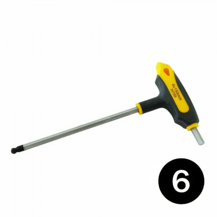 Κλειδί Άλλεν Εξάγωνο Ταφ με Μπίλια 6mm και μήκος 150mm F.F. Group 34769