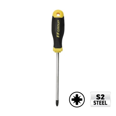 Κατσαβίδι Σταυρός PZ-2 F.F. Group SOFT GRIP με Μήκος 100mm 34783