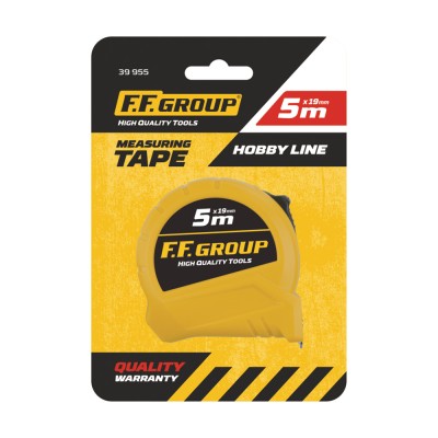 Μέτρο ταινίας με Αυτόματη Επαναφορά 19mm x 5m F.F. Group 39955