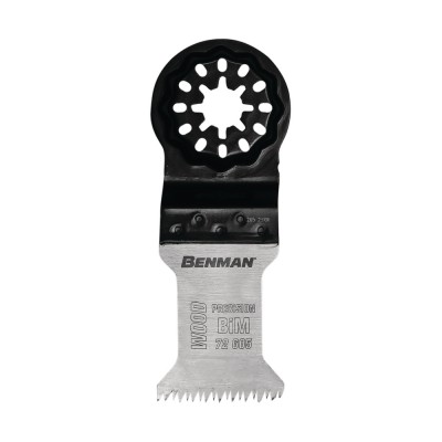 Λάμα Παλμικού Πολυεργαλείου Βυθιζόμενη STARLOCK για Ξύλο 50mm x 35mm BENMAN 72605