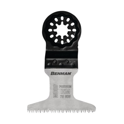 Λάμα Παλμικού Πολυεργαλείου Βυθιζόμενη STARLOCK για Ξύλο 50mm x 65mm BENMAN 72606