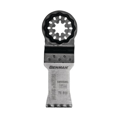 Λάμα Παλμικού Πολυεργαλείου Βυθιζόμενη STARLOCK για Ξύλο και Μέταλλο 55mm x 28mm BENMAN 72610