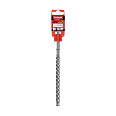 Διαμαντοτρύπανο Τετράκοπο με Υποδοχή SDS Plus Πέτρας-Μπετού 8mm x 200/260mm BENMAN 74761