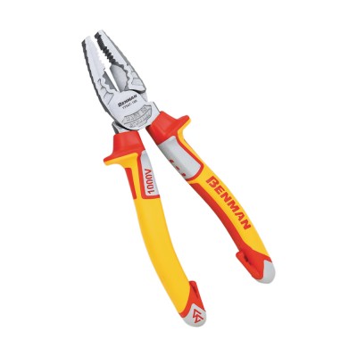 Πένσα Ηλεκτρολόγου με μόνωση VDE 1000V Powergrip Benman Μήκους 180mm 77547