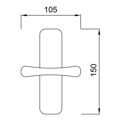 Γρυλόχερο παραθύρου με χειρολαβή No8 Forma Nova Lira LR12 Gold (Χρυσό)