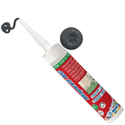 Σιλικόνη οξικού πολυμερισμού Αντιμουχλική MAPEI Mapesil AC 114 ANTRACITE 310ml