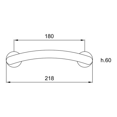 Λαβή εξώπορτας Οβάλ Sogno Z24K Gold (Χρυσό)