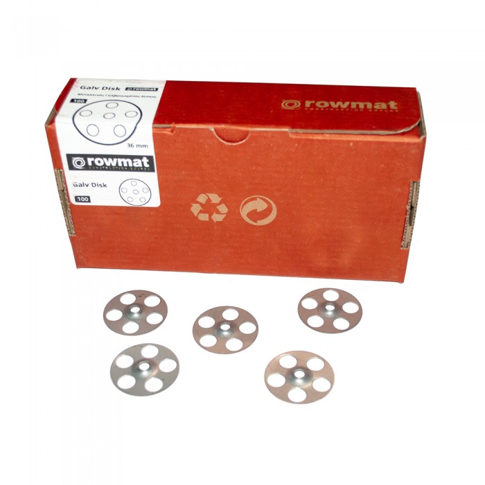 Μεταλλικός γαλβανισμένος δίσκος αγκυρίων 36 mm Rowmat 1 Τεμάχιο