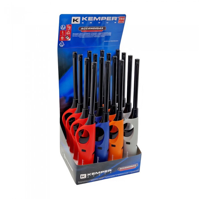 Αναπτήρας με μακρύ λαιμό 25cm Kemper Πορτοκαλί