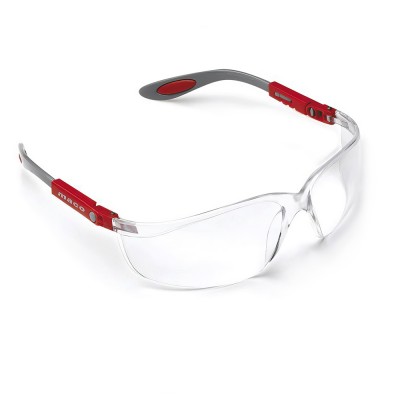 Γυαλιά Προστασίας Maco 6011 Διάφανο-Γκρι-Κόκκινο