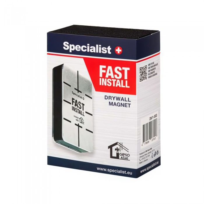 Μαγνήτης Ευθυγράμμισης Γυψοσανίδας "FAST INSTALL" Specialists 29/1-003